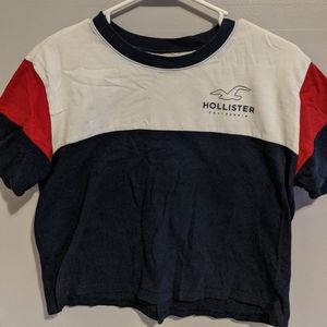 Hollister - White/Navy/Red Shirt